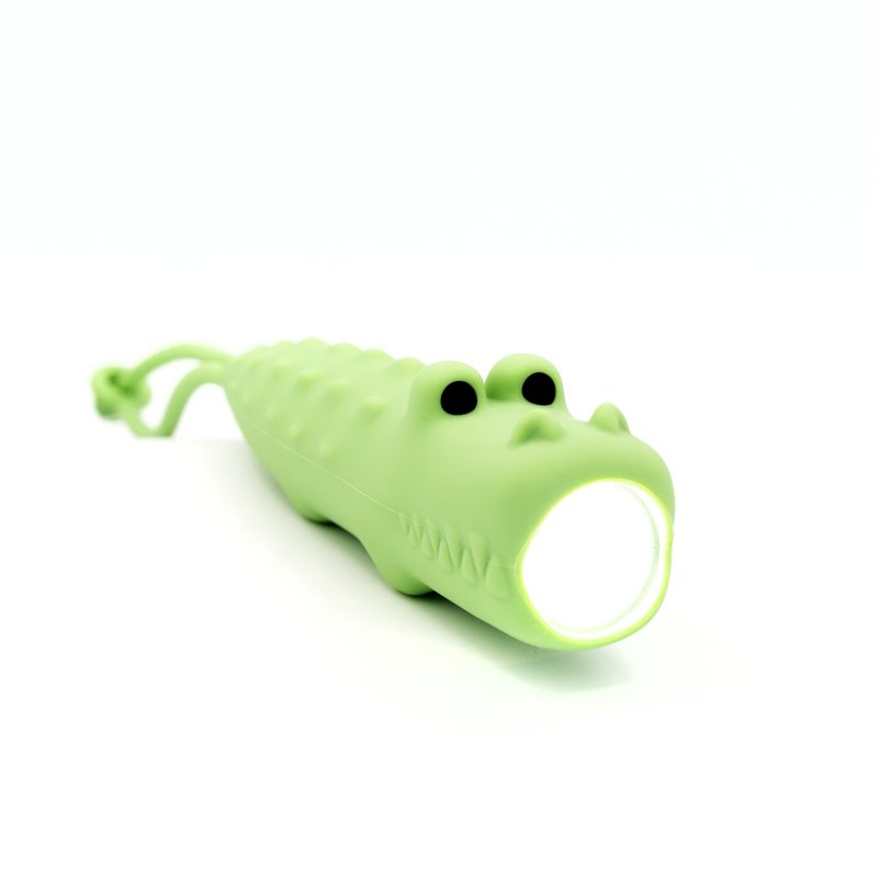 SILICONE FLASHLIGHT CROCODILE
