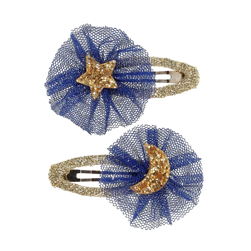 Barrettes Aura Blue