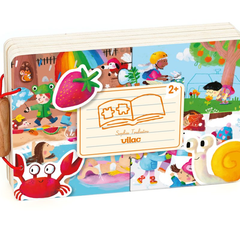 Livre puzzles en bois – Les 4 saisons