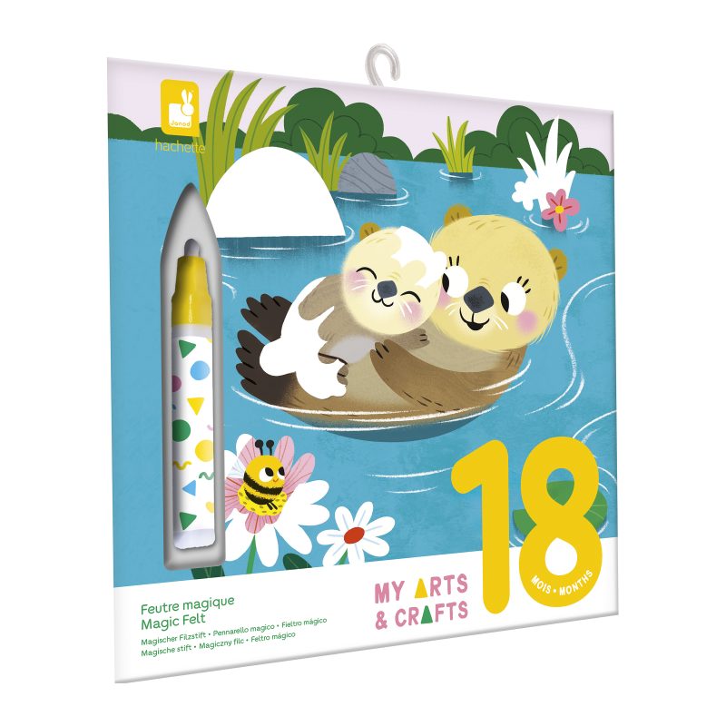 18 MOIS - FEUTRE MAGIQUE ANIMAUX CALINS