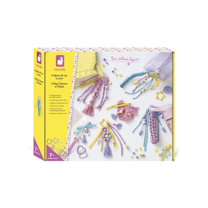 6 BIJOUX DE SACS A CREER