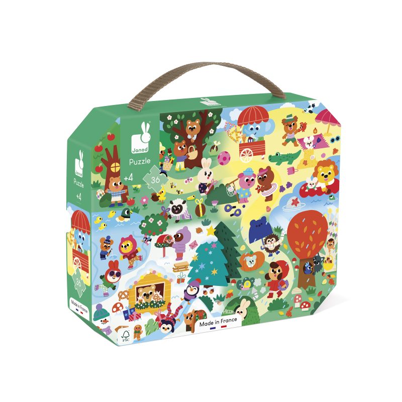 PUZZLE LES 4 SAISONS - 36 PCS