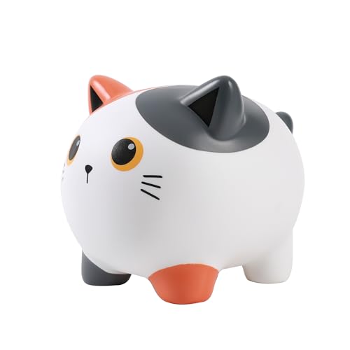 TIRELIRE CHAT ORANGE