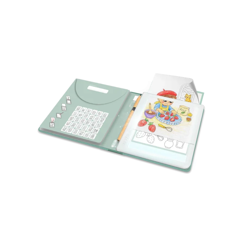 TABLETTE LUMINEUSE AVEC DESSIN A DECALQUER - NOURRITURE