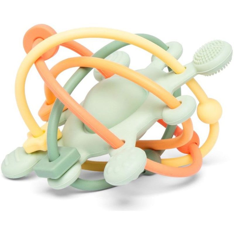 LITTLE L - ETOILE SENSORIELLE EN SILICONE VERTE