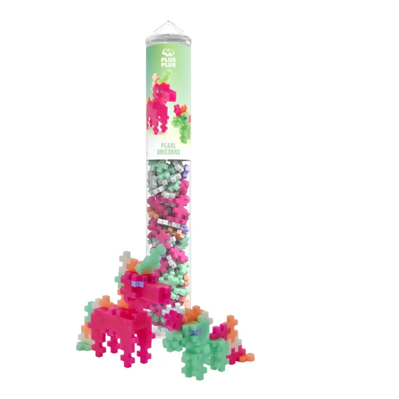 PLUS PLUS - TUBE LICORNES PERLES (100 PCS)