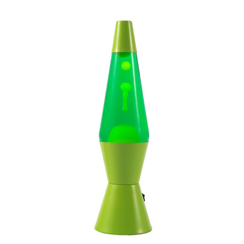 LAMPE À LAVE LED VERTE