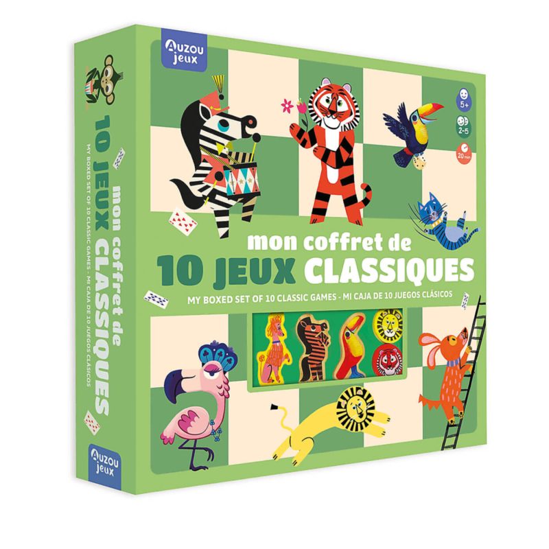 MON COFFRET DE 10 JEUX CLASSIQUES