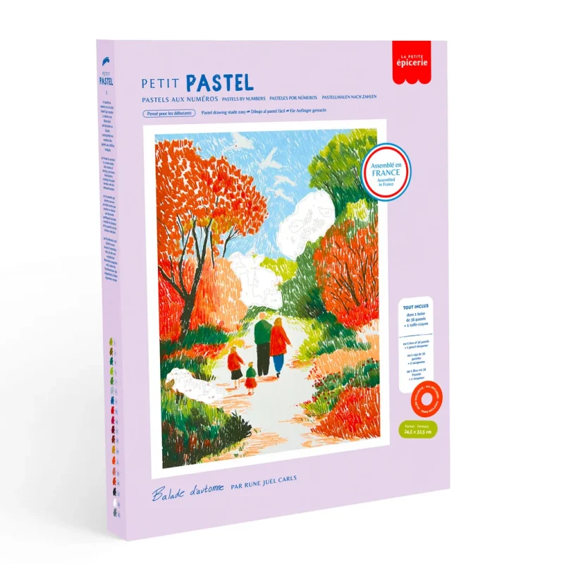 Coffret pastel au numéro Petit Pastel - Balade D'automne