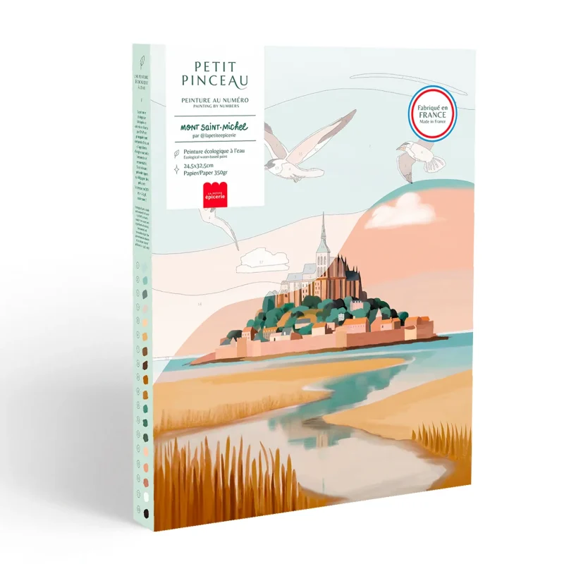 Coffret peinture au numéro - Mont Saint-Michel