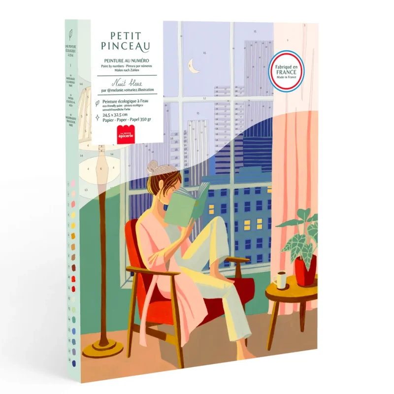 Coffret peinture au numéro - Nuit Bleue