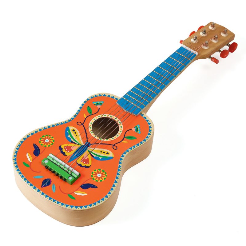 Guitare 6 cordes métalliques - Petit Modèle