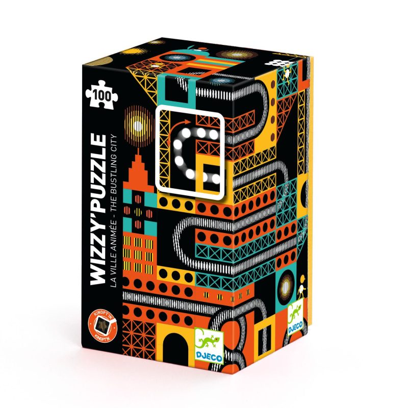 Puzzle Wizzy La ville animée - 100 PCS