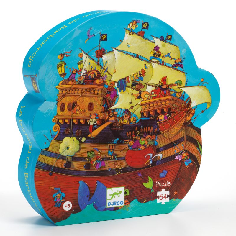 Puzzle silhouette Le bateau de Barberousse - 54 PCS