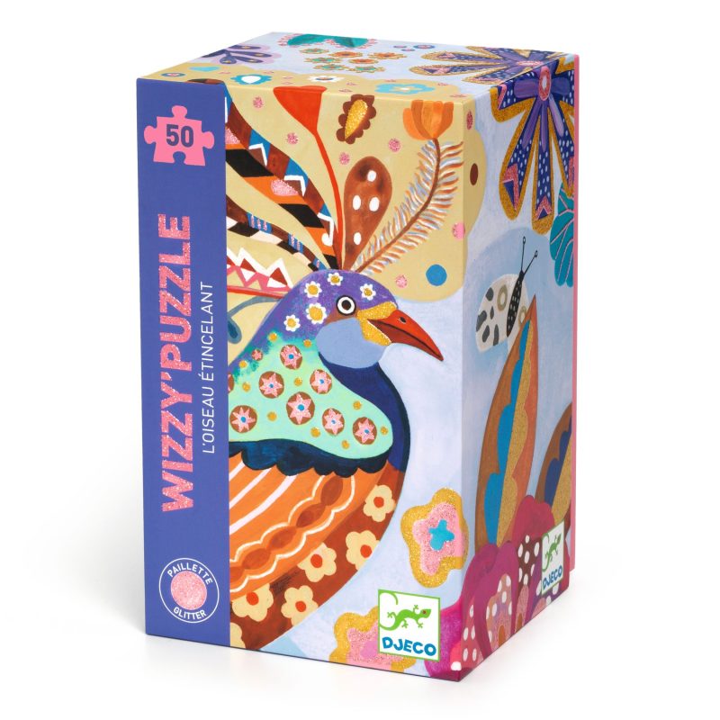 Puzzle Wizzy L'oiseau étincelant - 50 PCS