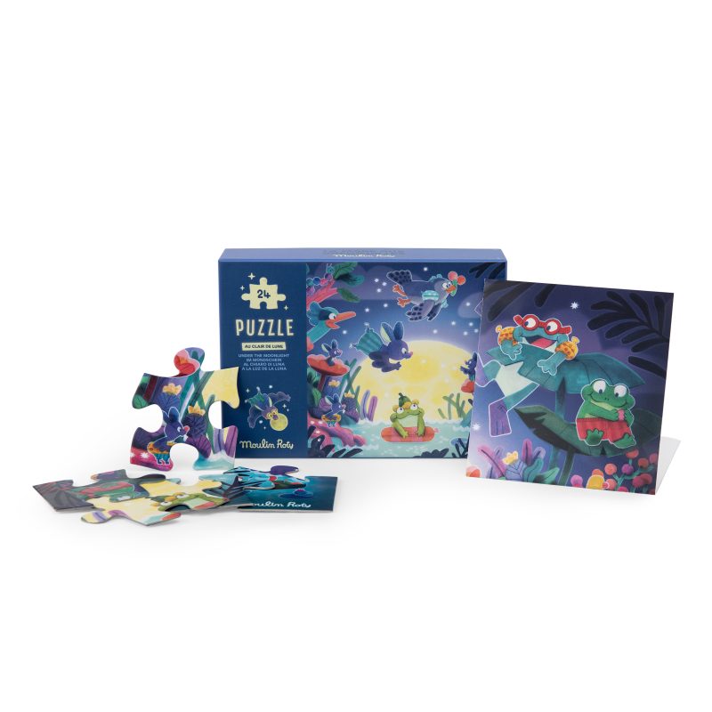 Puzzle phosphorescent Au clair de lune - 24 PCS