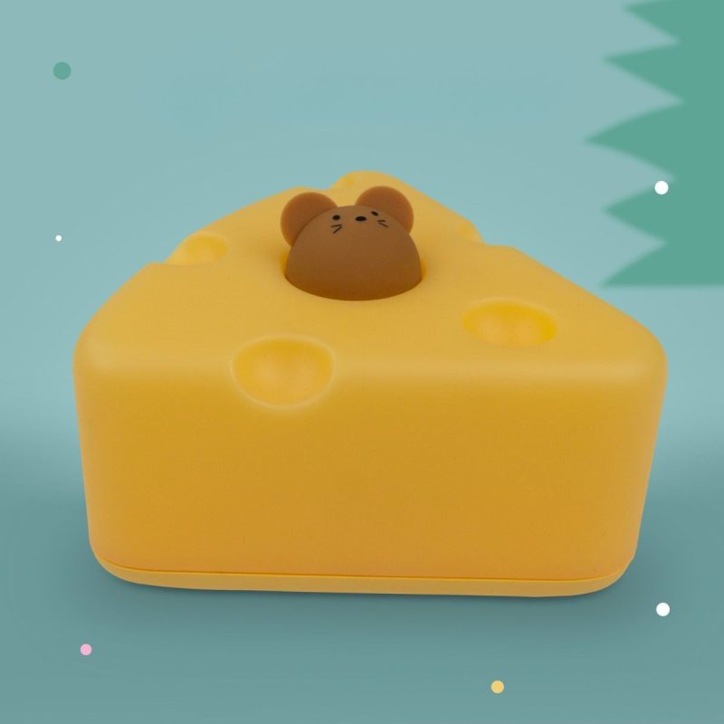 VEILLEUSE FROMAGE AVEC SOURIS